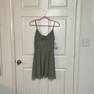 Green Textured Altar’d State Dress